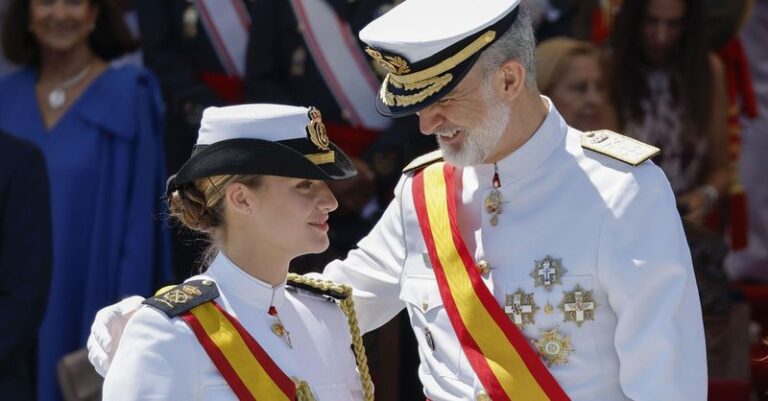 La princesa Leonor ha completado sus estudios militares