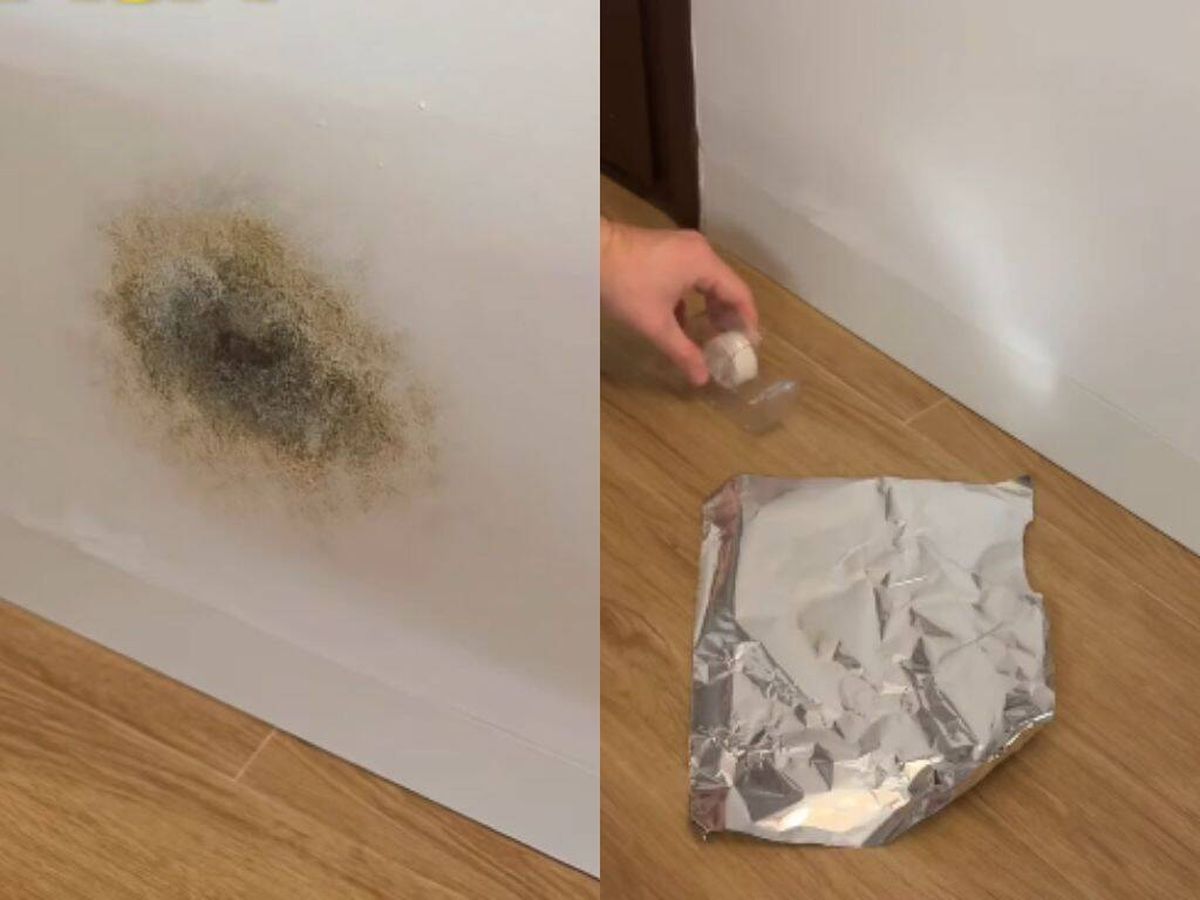 El truco de pegar papel aluminio en la pared