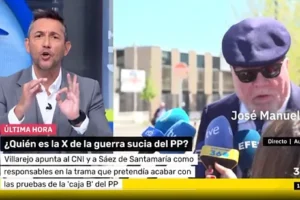 Javier Ruiz desmiente a Villarejo en pleno directo de Mañaneros