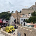 La tormenta en Ibiza complica la Feria Medieval y algunos vuelos