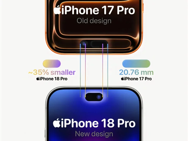 Posible dise&ntilde;o del iPhone 18 Pro