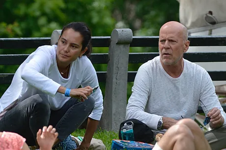 Emma Heming y Bruce Willis, en una imagen de 2017