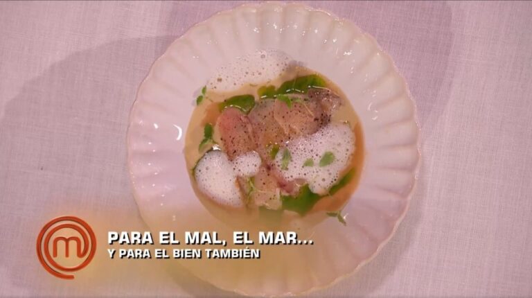 «Para el mal, el mar. Para el bien, también», el guisat de peix es el plato con el que Camilla Angelucci homenajeó a Ibiza en la final de MasterChef