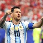 Lionel Messi marcó los dos goles del encuentro entre Argentina y Austria