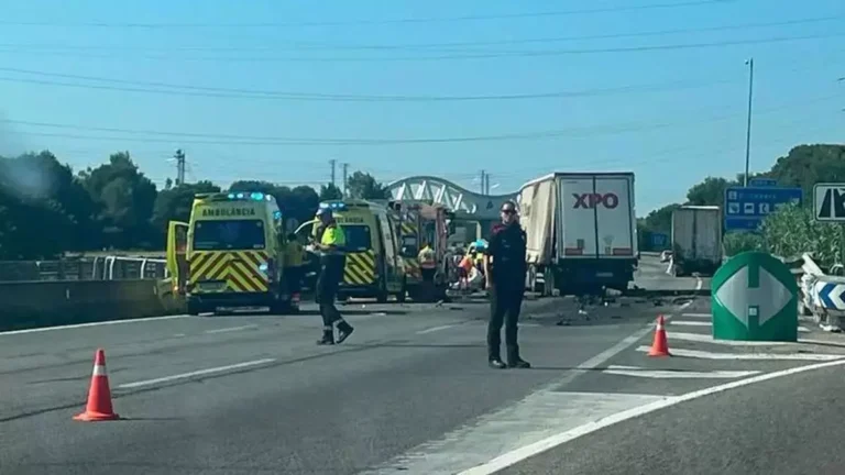 El accidente en la AP-7