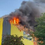 Incendio en Madrid: desalojan una gasolinera y activan un amplio operativo
