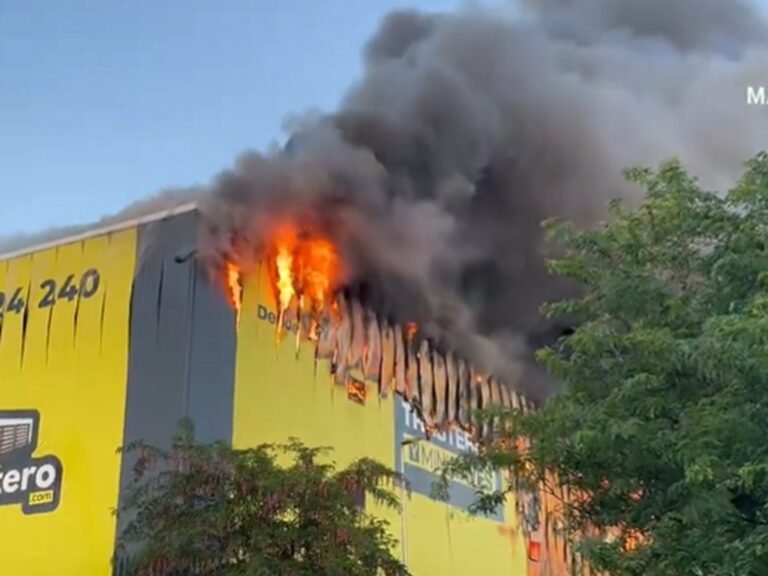 Incendio en Villaverde
