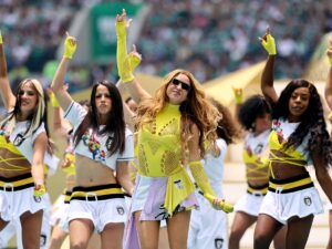 Sakira durante la ceremonia inaugural del Mundial 2026