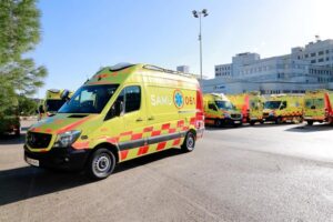 Ambulancias del SAMU 061 en Mallorca