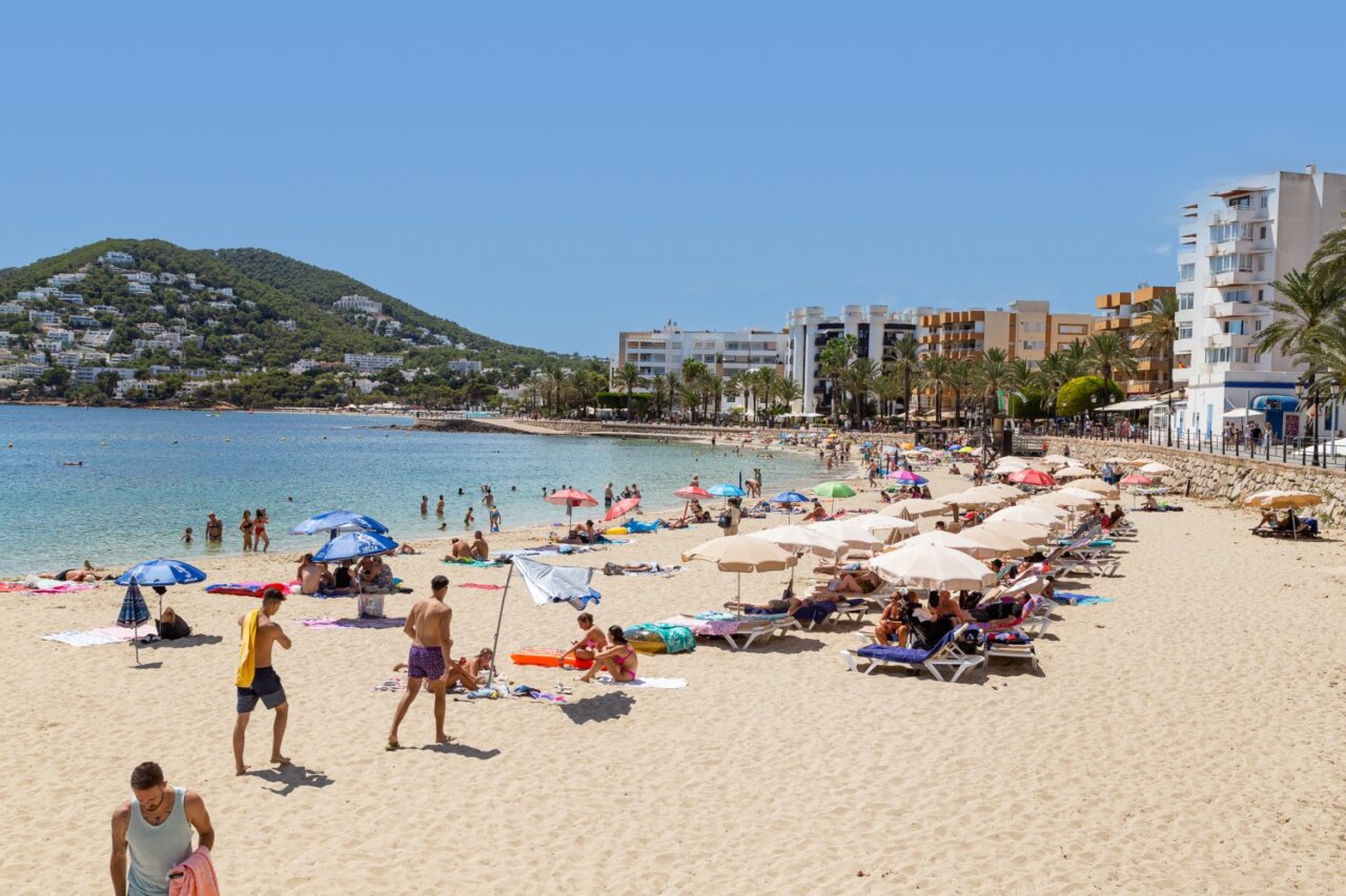 Playa en Santa Eulalia