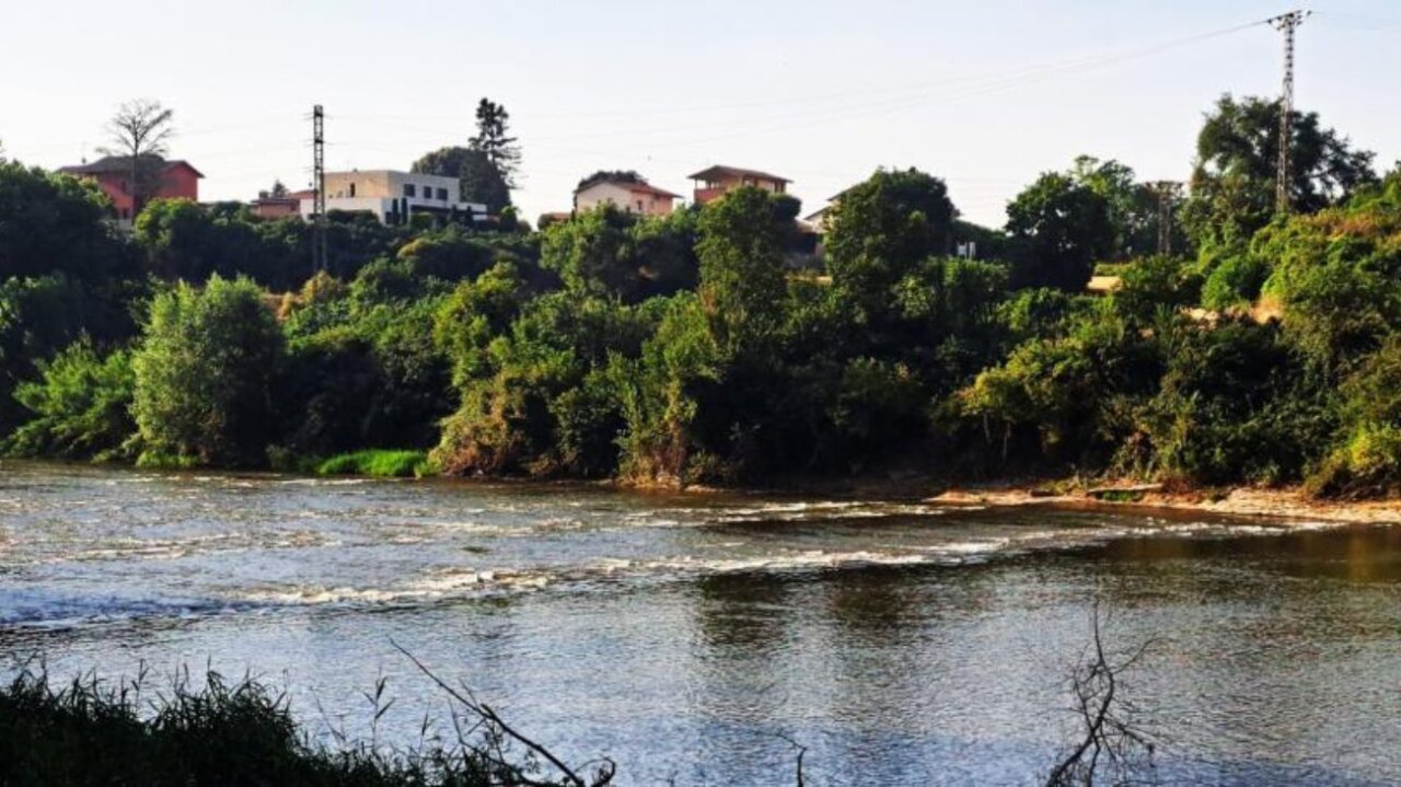 El r&iacute;o Ter en Manlleu