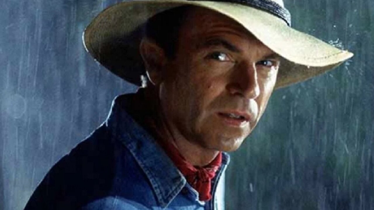 Sam Neill como Alan Grant en Jurassic Park