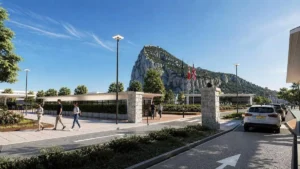 Así quedaría la nueva entrada hacia Gibraltar desde La Línea de la Concepción