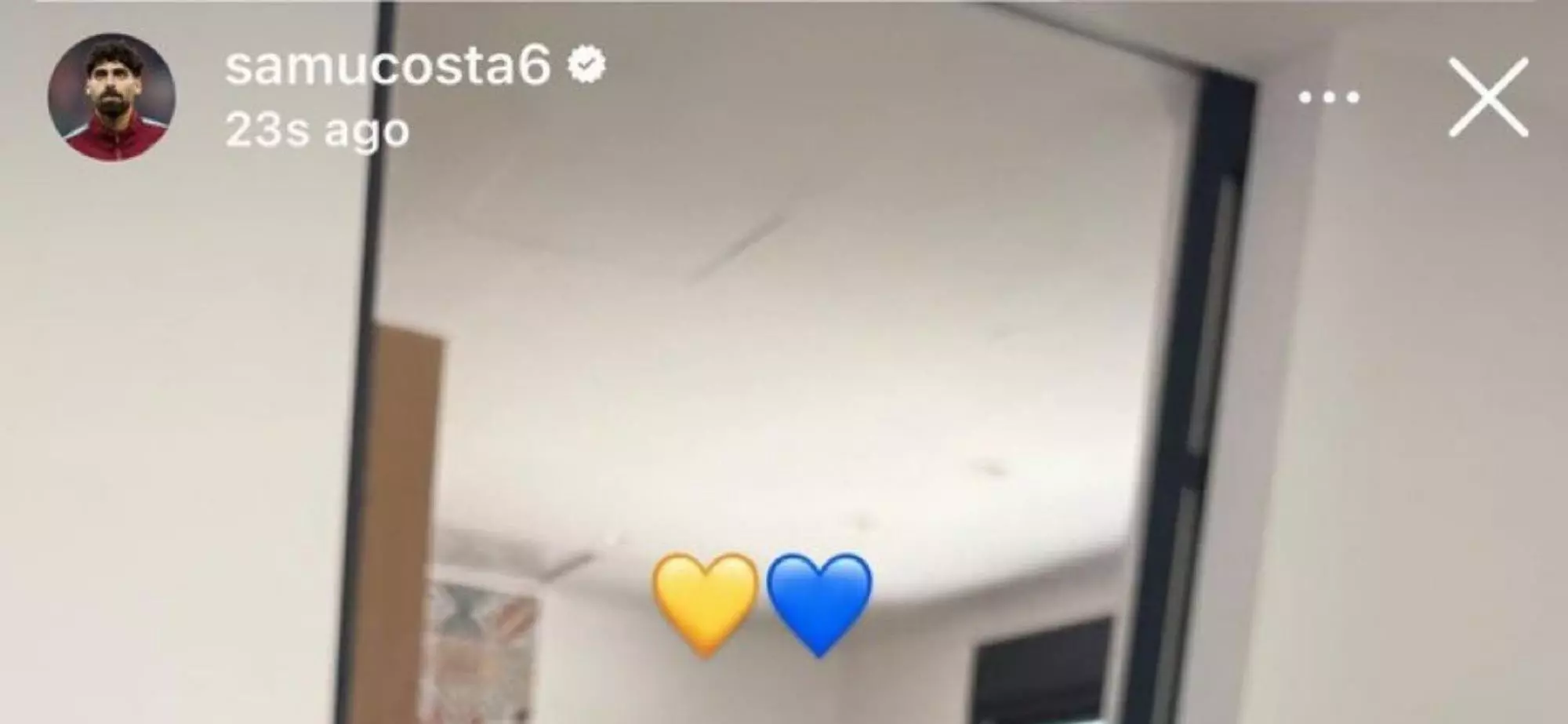 La historia de Samu Costa, con los corazones con los colores del Al Nassr