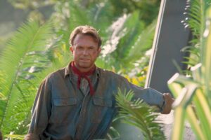 Sam Neill como Alan Grant en Jurassic Park