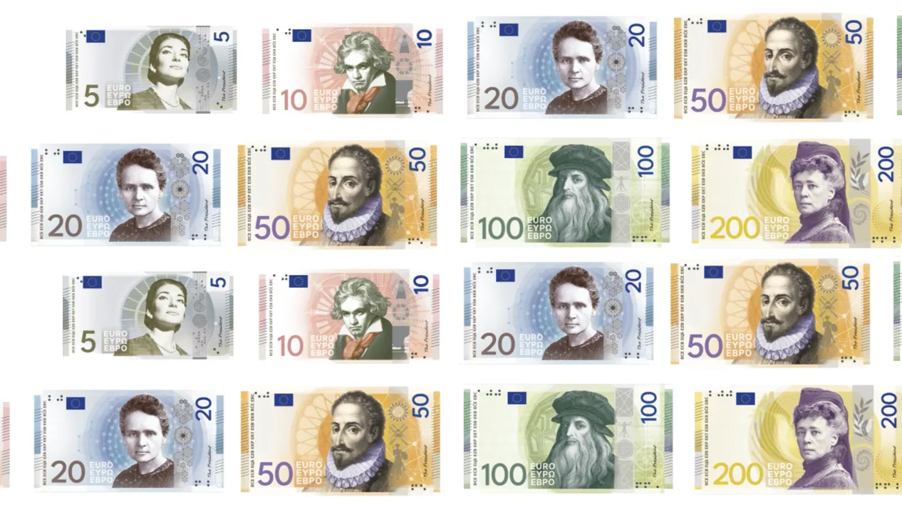Diseño E de los nuevos billetes euro