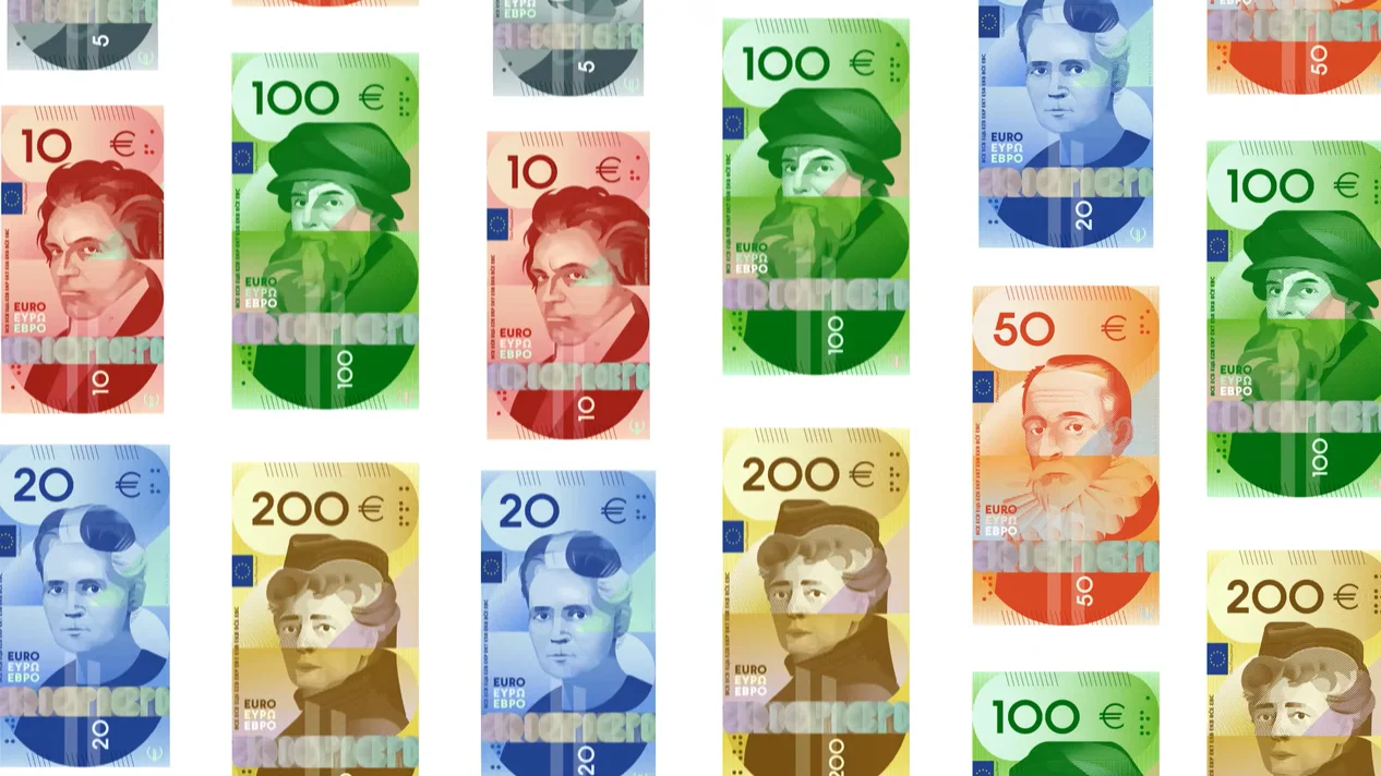 Diseño G de los nuevos billetes euro