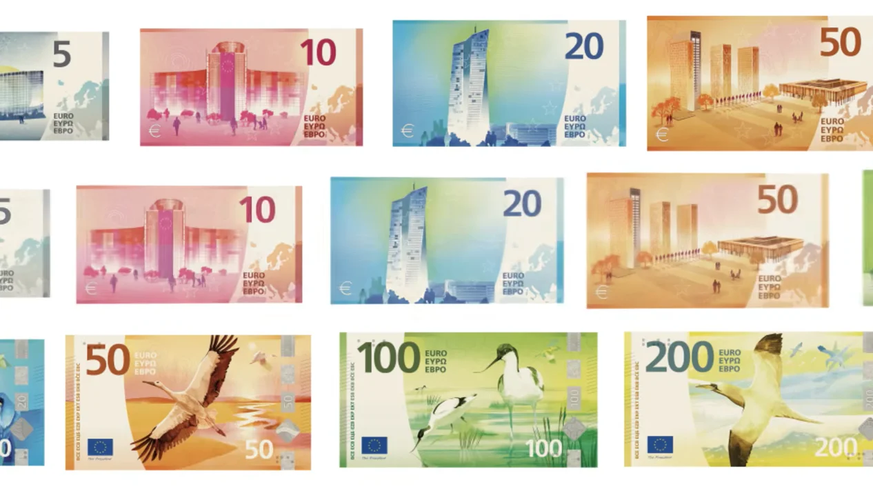 Diseño H de los nuevos billetes euro