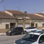 Inmediaciones de la casa en la que vivía el matrimonio acuchillado