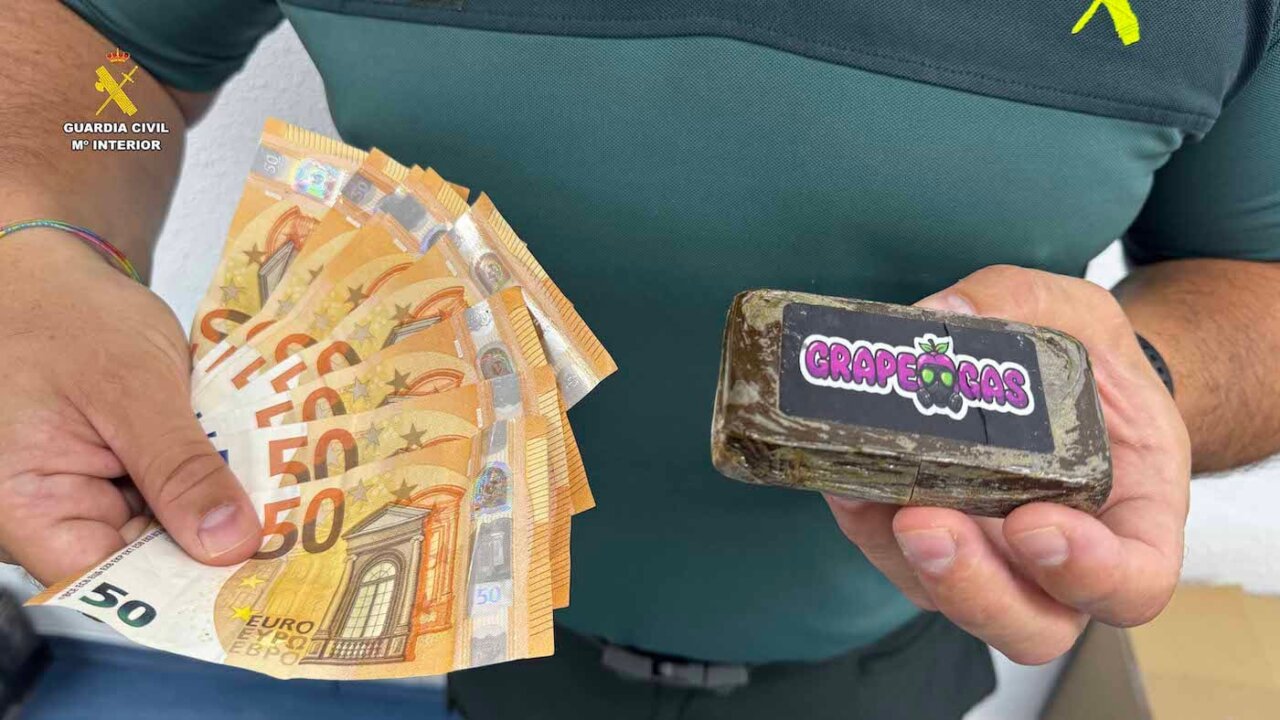 Elementos secuestrados en Lardero