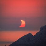 Oscuridad, pájaros desorientados y una nube traicionera: así vivió un fotógrafo el eclipse en Ibiza
