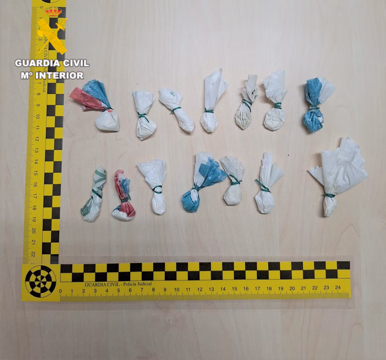 Las dosis de cocaína incautadas