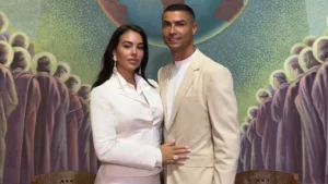 Cristiano Ronaldo y Georgina el día de su boda