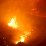 Incendio en Sierra Calderona