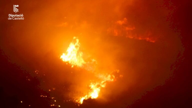 Incendio en Sierra Calderona