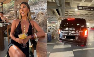 Influencer llega a Ibiza y entra en «pánico» al ver la cola del taxi