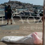 Cuerpo hallado en Formentera, llevado a Ibiza. Foto La Voz de Ibiza