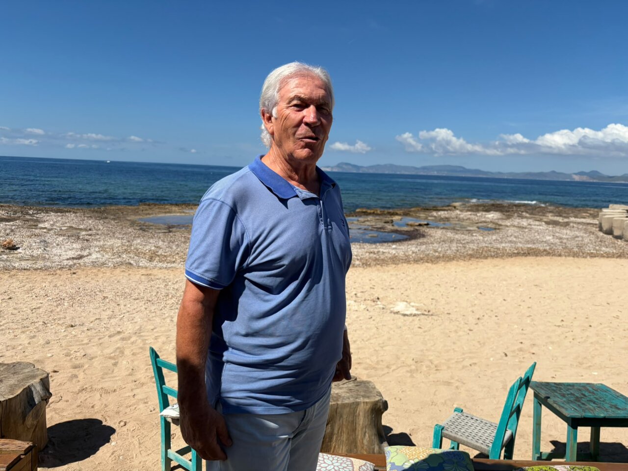 &Aacute;ngel Bustos, empresario de Formentera