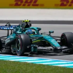 Fernando Alonso entrenando en el GP de Bahrein