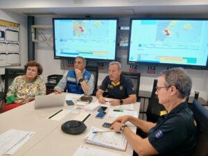 Reuni&oacute;n de Emergencias del s&aacute;bado.
