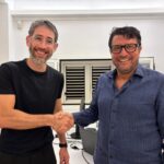 Javier Campos (izquierda) nuevo Director, y Agustín Sintes, (derecha) editor y fundador. La Voz de Ibiza
