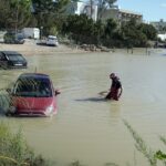 Formentera sigue sufriendo las consecuencias de la dana: Cala Saona cerrada y aparcamientos inundados