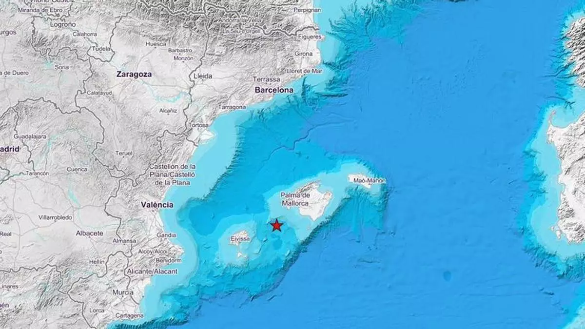 Epicentro del terremoto